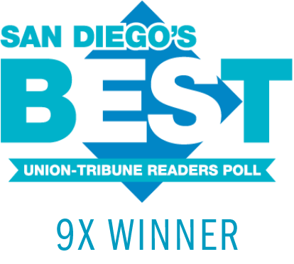 Union Tribune Readers Poll - San Diego's Best 9X Winner