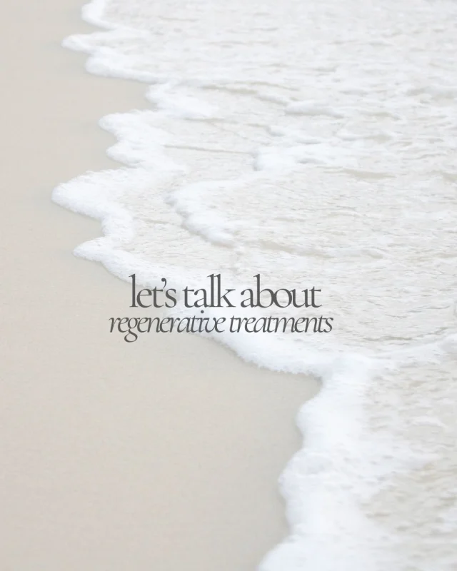 ✨ Let's talk about regenerative treatments ✨⁠
⁠
They’re all about harnessing your body’s own natural healing power to restore, repair, and rejuvenate — from the inside out. ⁠
⁠
Whether it’s smoother skin, brighter under-eyes, or healthier hair, regenerative treatments work with your body — not against it.⁠
⁠
Ready to learn which one’s right for you? Give us a call today and let's book you for your complimentary consultation!