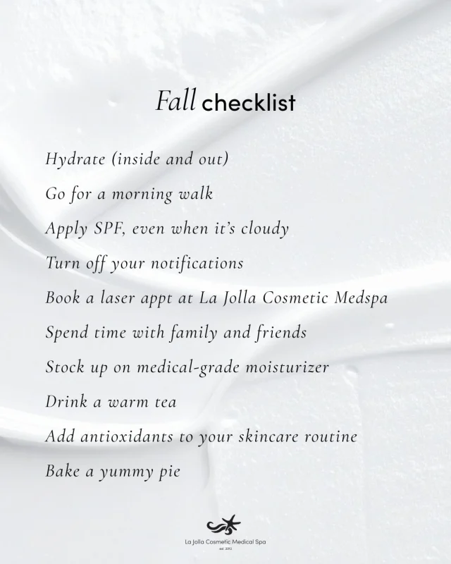 We love it when the seasons change, what's on your Fall checklist?