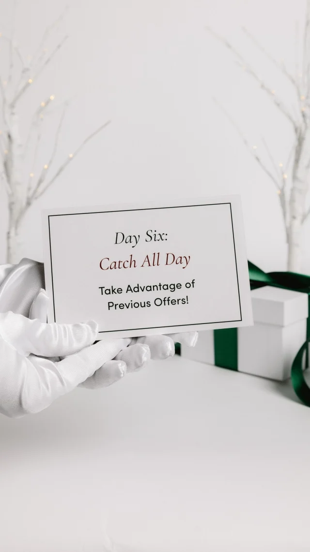 Day 6 of Beauty: Catch-All Day⁠
⁠
Missed a deal earlier in the promotion? Today’s your second chance!⁠
⁠
For Day 6, snag any previous 12 Days of Beauty offer before it’s gone for good.⁠
⁠
This is your one-day rewind to grab your faves! 💕⁠
⁠