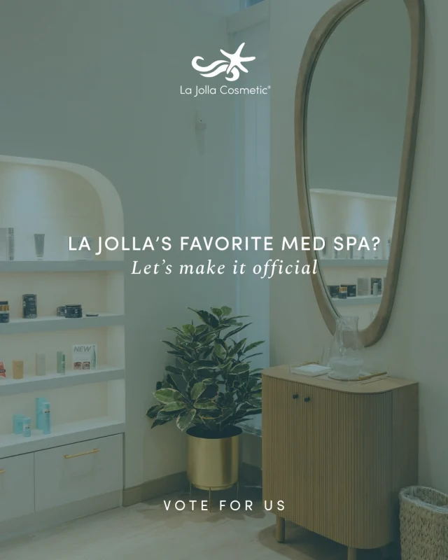 Help us bring home Best of San Diego! 🏆

If you’ve trusted us with your skin, your confidence, and your glow, now’s the time to make it official.

We’re honored to be nominated in both:
• CoolSculpting / Body Contouring Clinic
• Med Spa for Injectables / Laser

Your support means everything to our team, and we’re so grateful for this incredible community.

How to Vote:

Visit link in bio
Scroll to Health + Wellness
Click Aesthetics + MedSpas: CoolSculpting / Body Contouring Clinic
Select La Jolla Cosmetic Medical Spa
Register/sign in when prompted
Return to the voting page and click “Vote”
Scroll down to Aesthetics + Med Spas: Med Spa for Injectables / Laser
Select La Jolla Cosmetic Medical Spa and click “Vote”
One vote per category. Voting closes March 22.