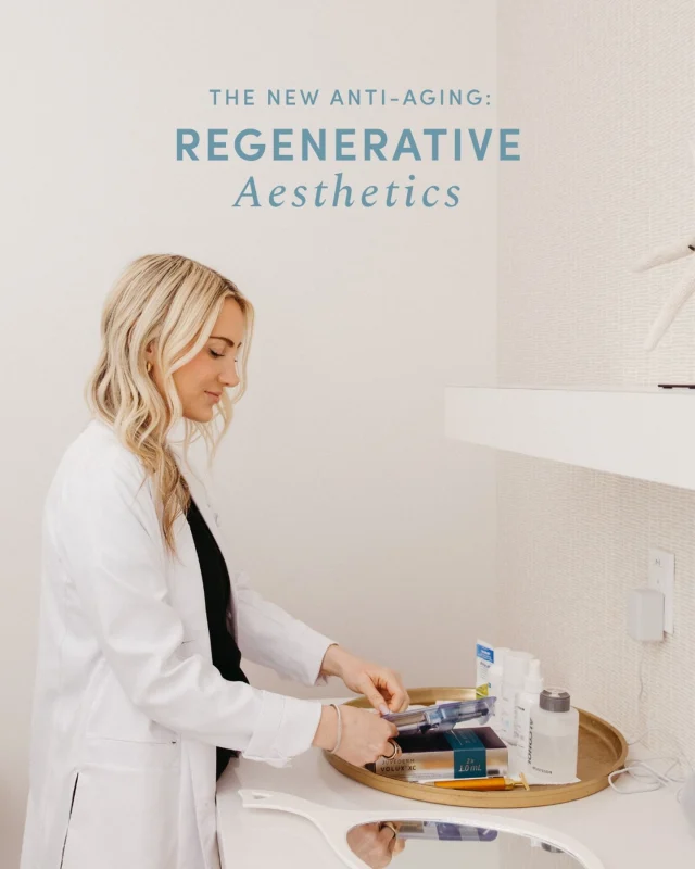 The future of anti-aging is here — and it's regenerative. ✨

Swipe to learn about the treatments that are changing the way we approach aging beautifully, and why we can't stop recommending them.

Curious about what regenerative treatments can do for you? Book at the link in bio!